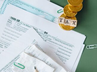 tax documents on the table